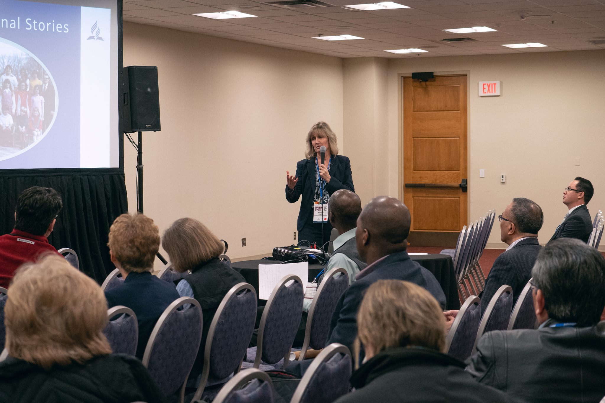 Bonita Joyner Shields, new NAD Stewardship director, presents a breakout session on stewardship during the 2019 Adventist Ministries Convention. Photo by Pieter Damsteegt