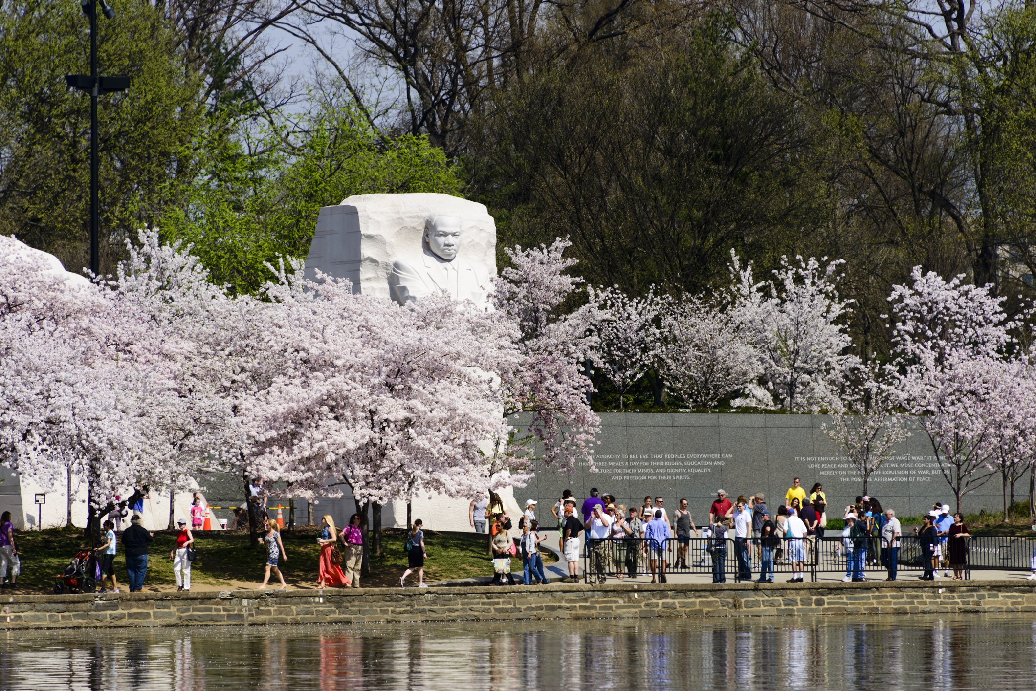 Getty Images stock photo of Martin Luther King Jr. memorial and tidal basin