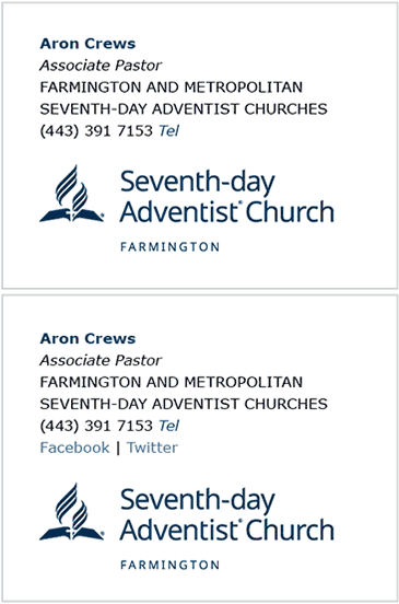 Local Church E-Signature Examples 2
