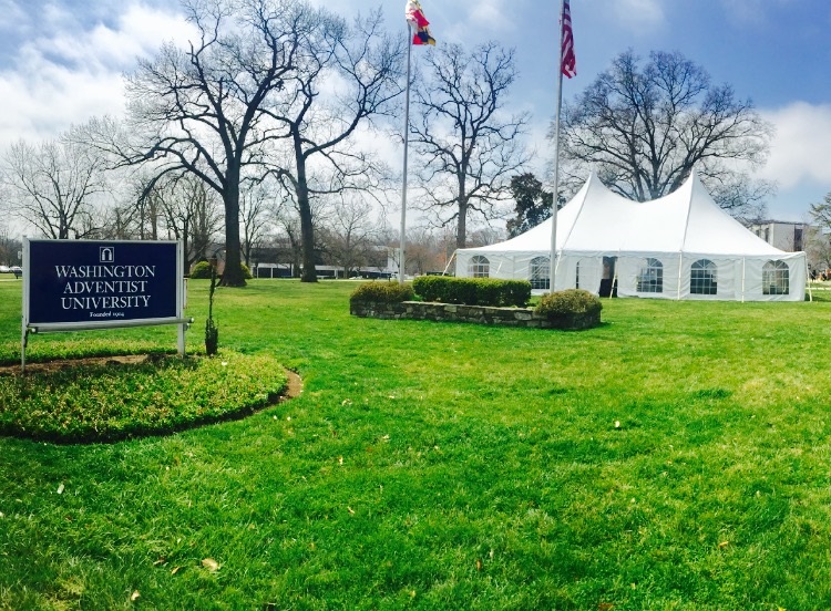 revival tent