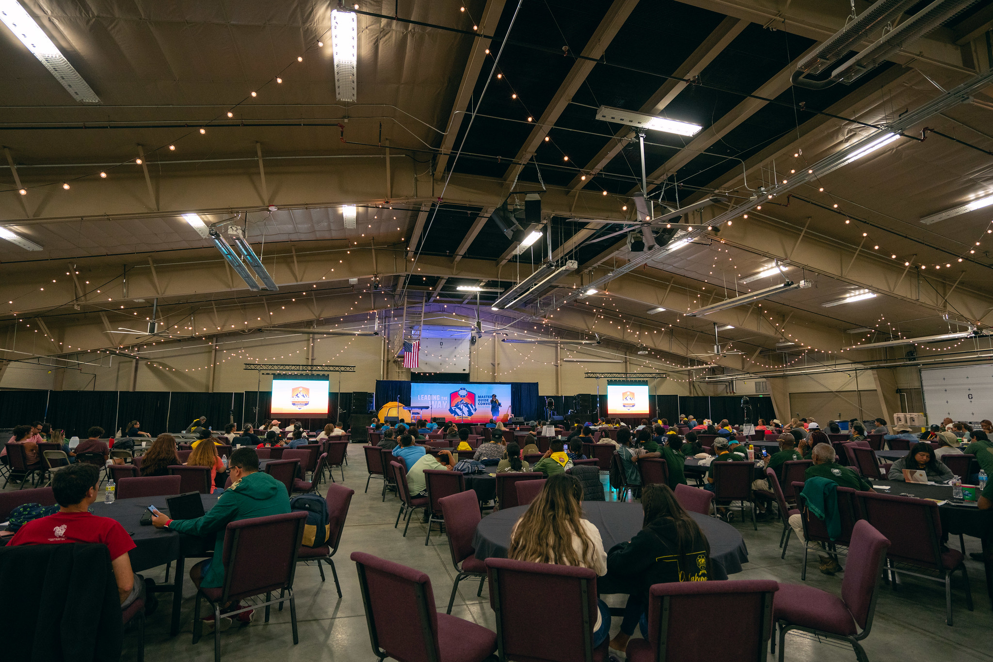 The main meeting hall in Estes Park, Colorado during a general session. Photo by Pieter Damsteegt | North American Division