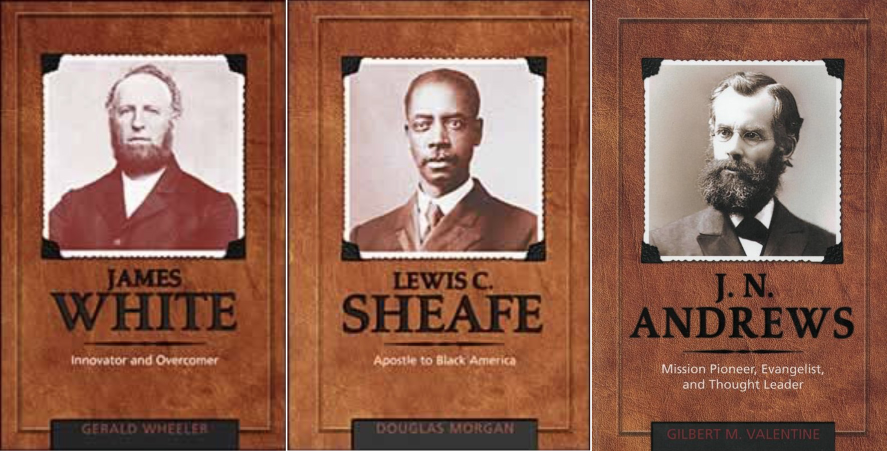 Adventist Biography Series three covers