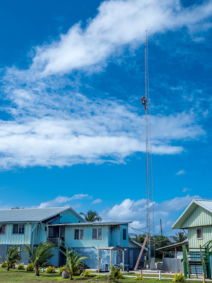 AWR-Guam-Chief-Installs-Radio-Transmitter