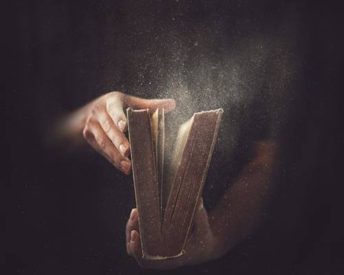 dusty bible stock photo