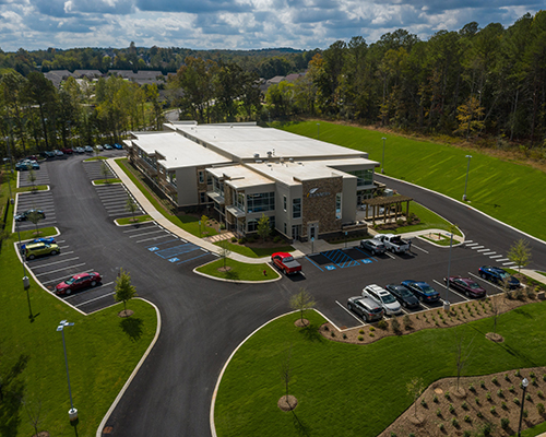 This is an aerial shot of the new headquarters for It Is Written, which will host its grand opening on Nov. 22, 2019.