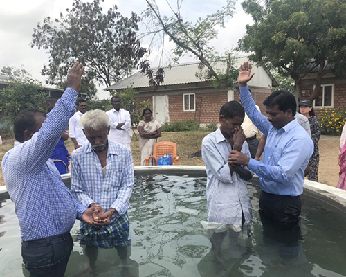 India baptism It Is Written