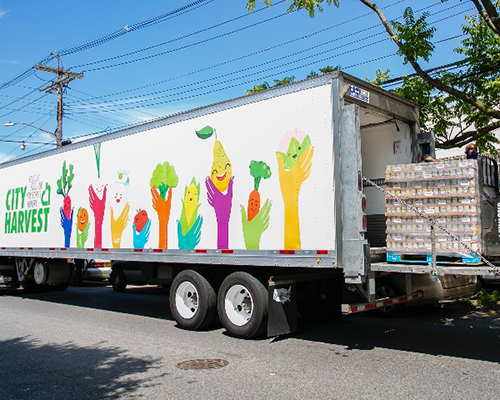 City of Harvest food bank truck