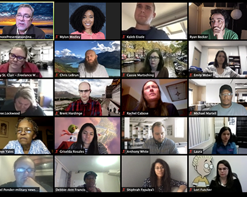Virtual social networking during 2020 SAC convention