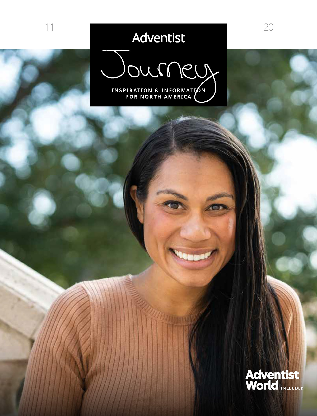 Heather Thompson-Day on the cover of Adventist Journey magazine