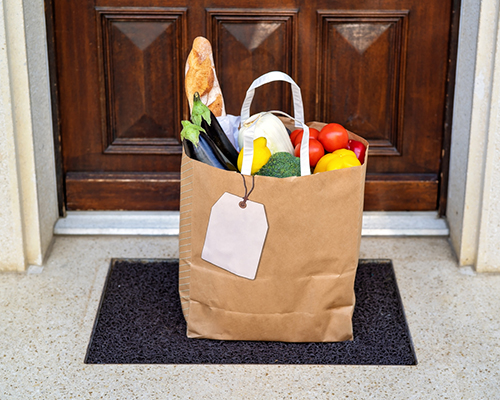 stock photo of grocery bag