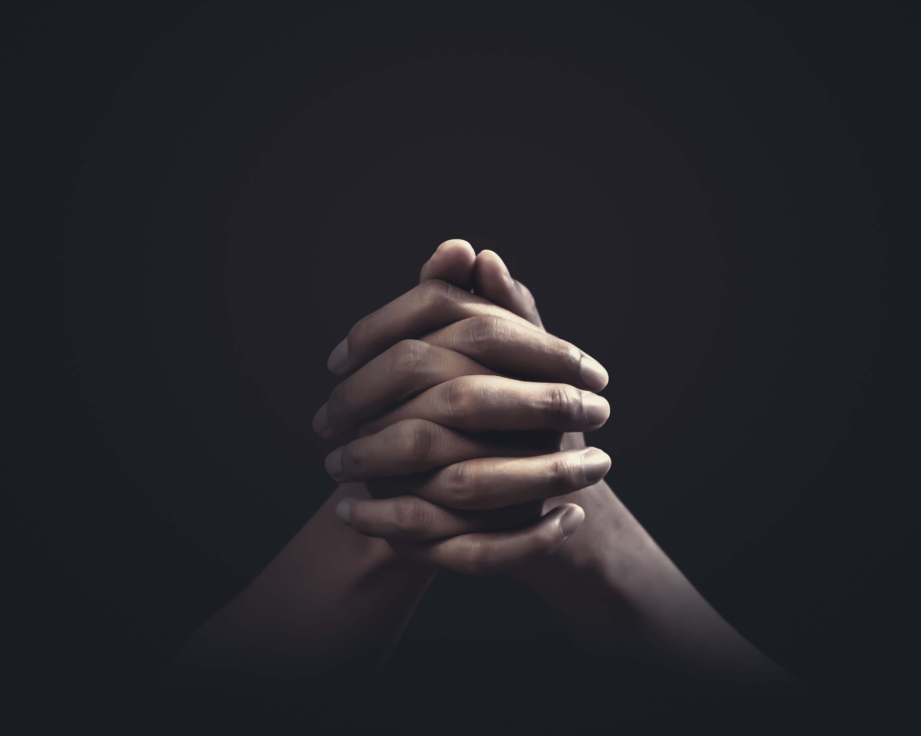 hands in prayer