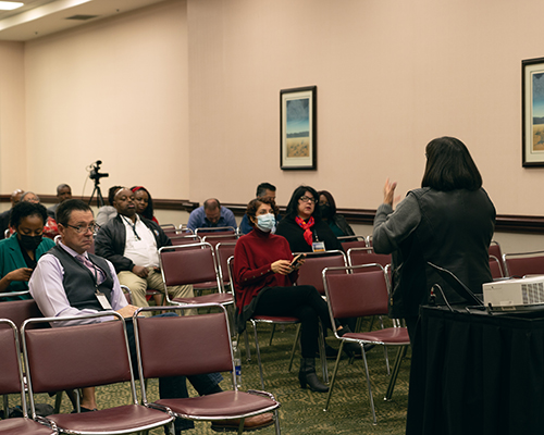 Evelyn Sullivan, North American Division (NAD) Early Childhood Education director, facilitating a seminar at the NAD's 2023 Adventist Ministries Convention
