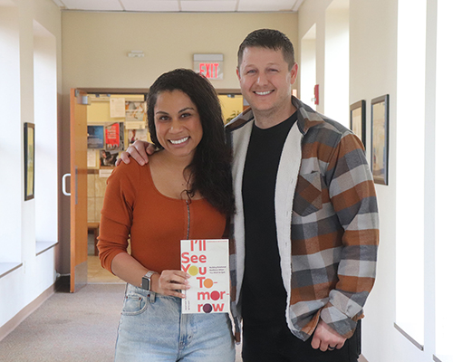 Seth Day and Heather Thompson Day with their new book