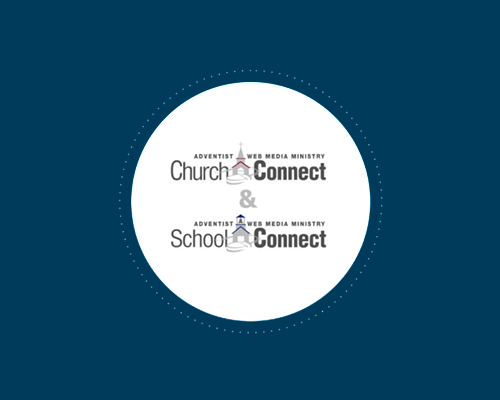 Adventist Church Connect logo on blue background