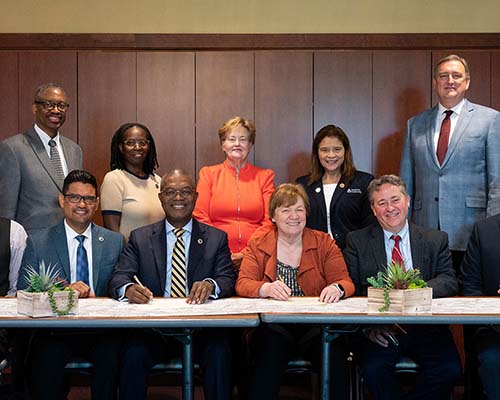 Andrews University and Atlantic Union College Corporation sign letter of agreement in May 2023