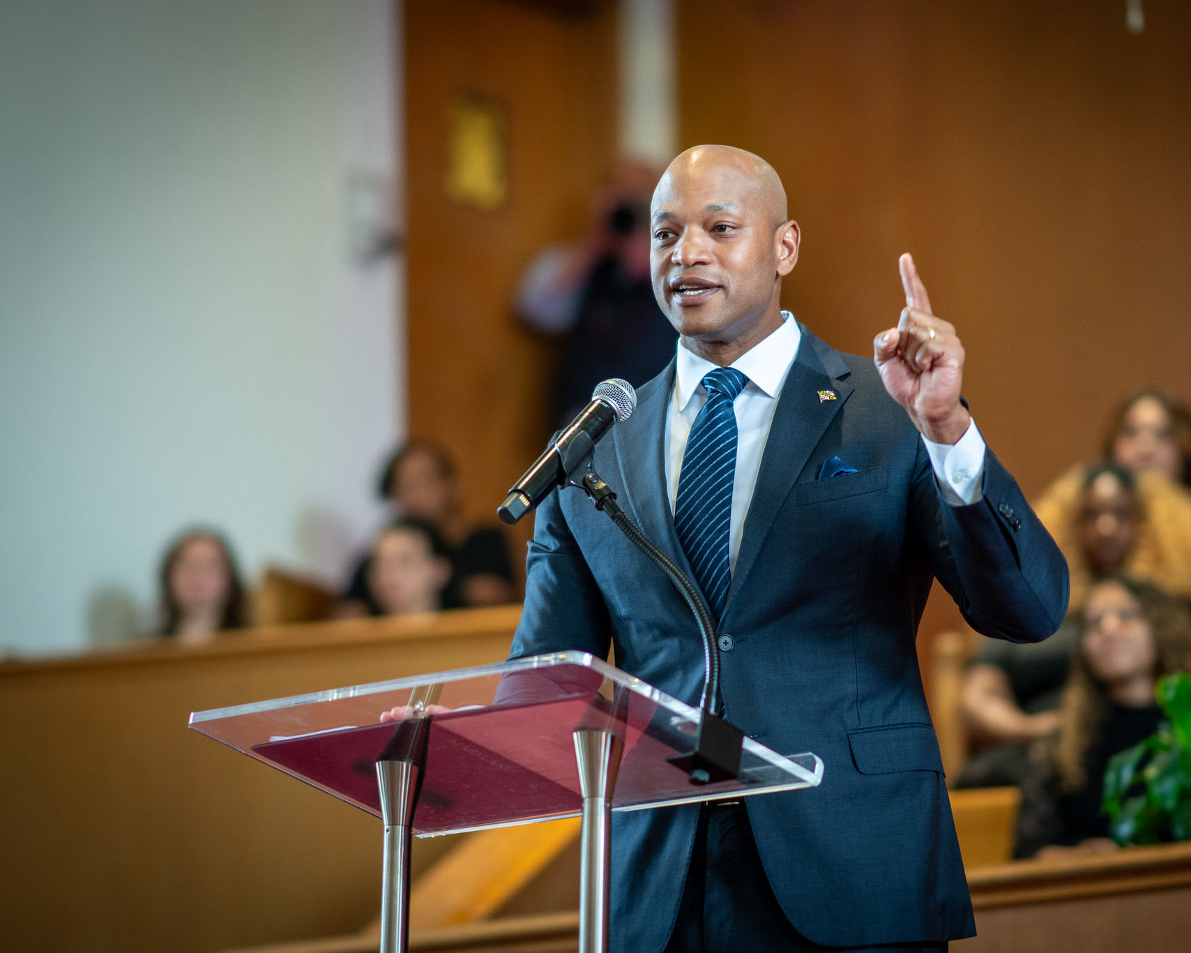 Maryland Governor Wes Moore at Takoma Park Church 