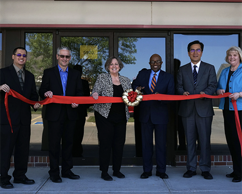 CRS ribbon cutting for new center Dec 2023 article