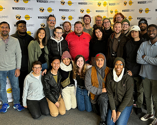 Sonscreen and Windrider group at the January 2024 Sundance Film event in Park City, Utah