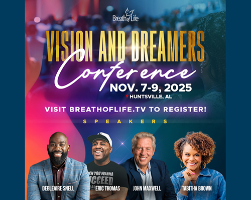 Breath of Life 2025 conference flyer
