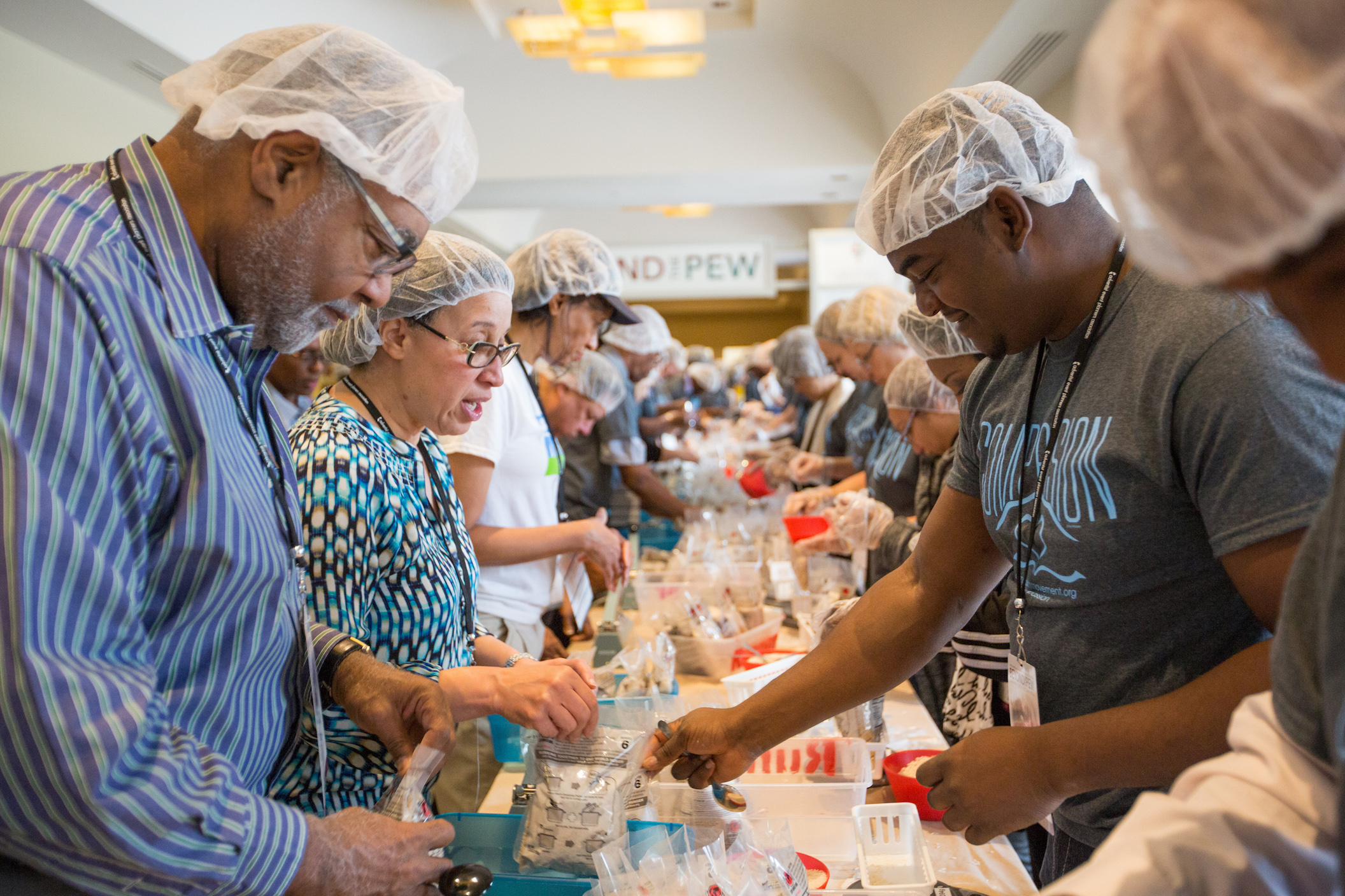 NAD compassion group packing bags