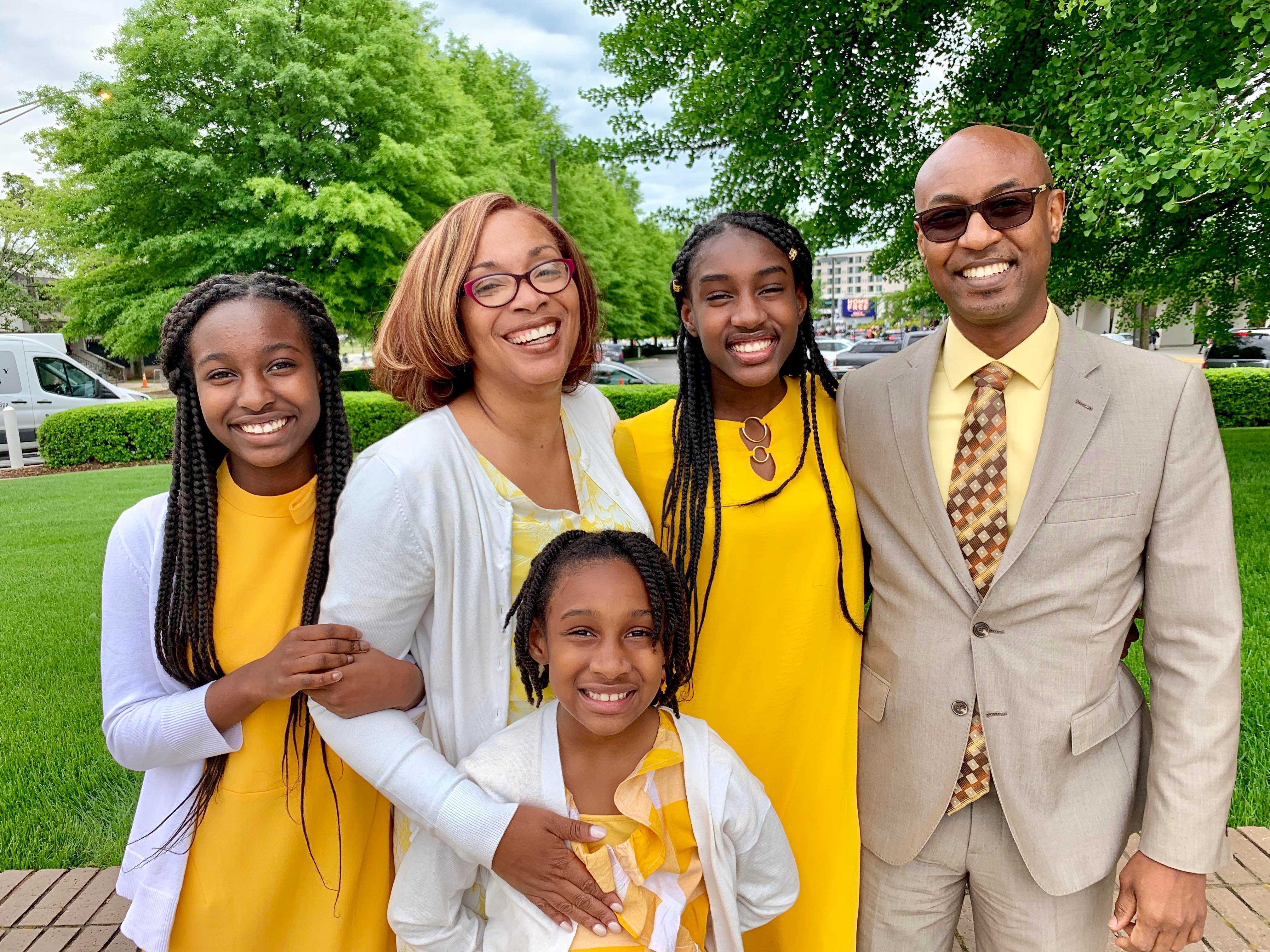 zsakeba watkins henderson and her family