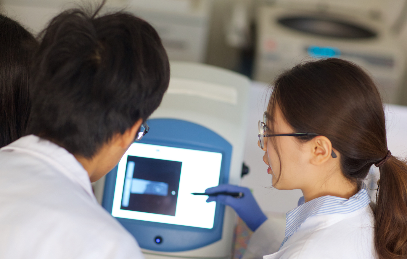 Students conduct research in a science lab at La Sierra University. The institution offers a variety of STEM-related programs and opportunities for students. (Photo: Natan Vigna)