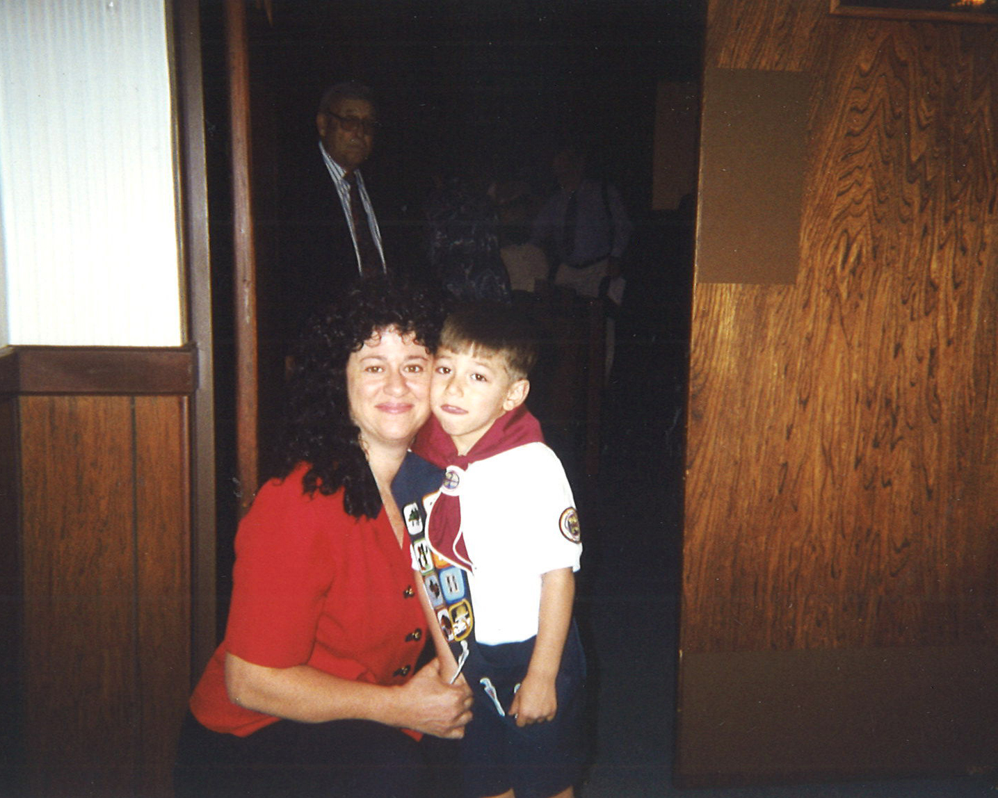 Gina Lockhart and young son