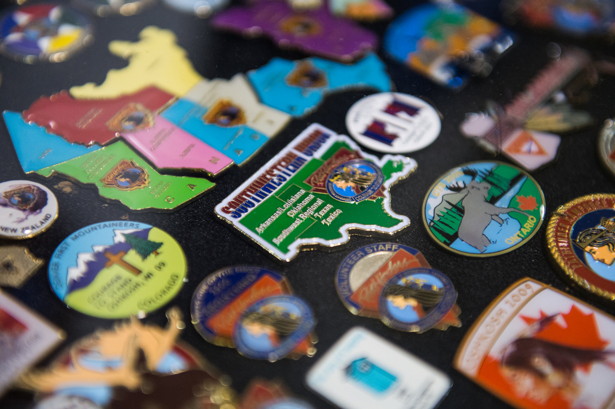 Pins from the 2014 Oshkosh Camporee