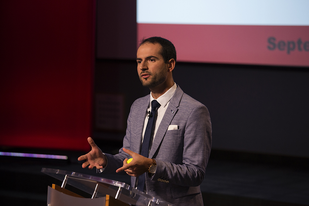 Nestor Bruno, director of Kettering Ministry Care Line, presents ways to helppeople with heavy pasts connect to better versions of themselves.