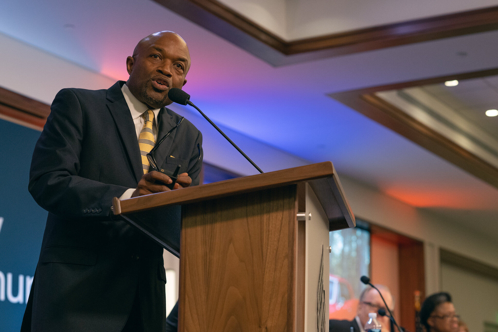 G Alexander Bryant delivers the 2019 NAD Year-End Meeting Secretary's Report on Nov. 1. Photo by Dan Weber