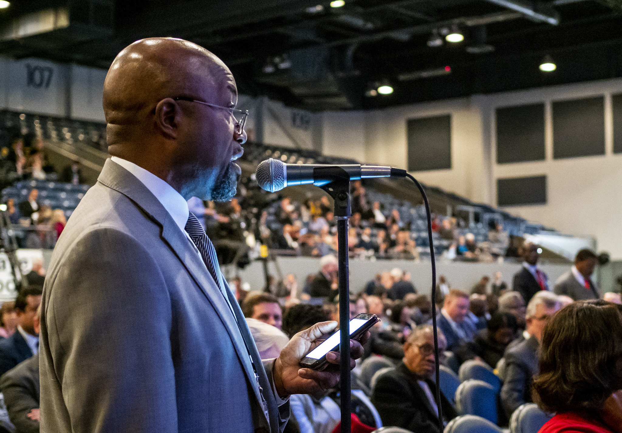 G. Alexander Bryant address the Annual Council meeting on Oct. 14, 2018