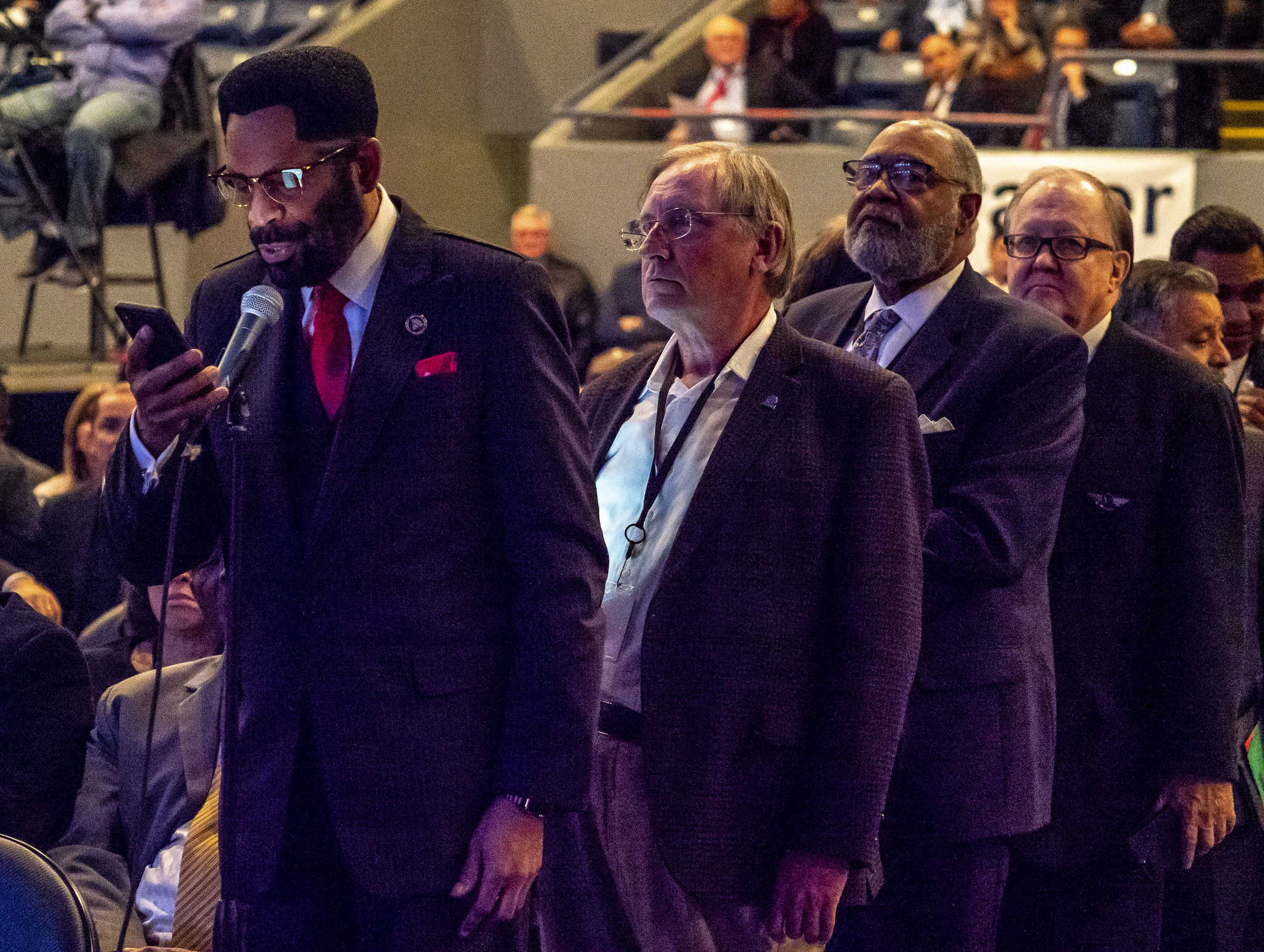 Ron Smith, Southern Union Conference president, addresses the Annual Council business session on Oct. 14, 2018