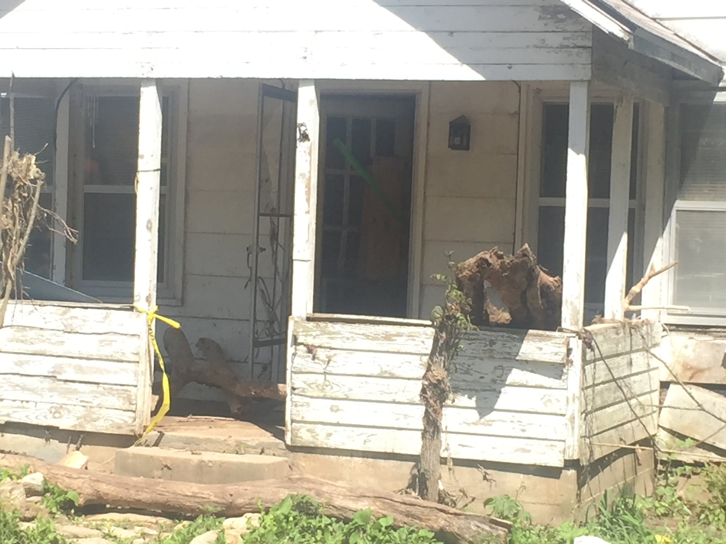 damage from flood to home