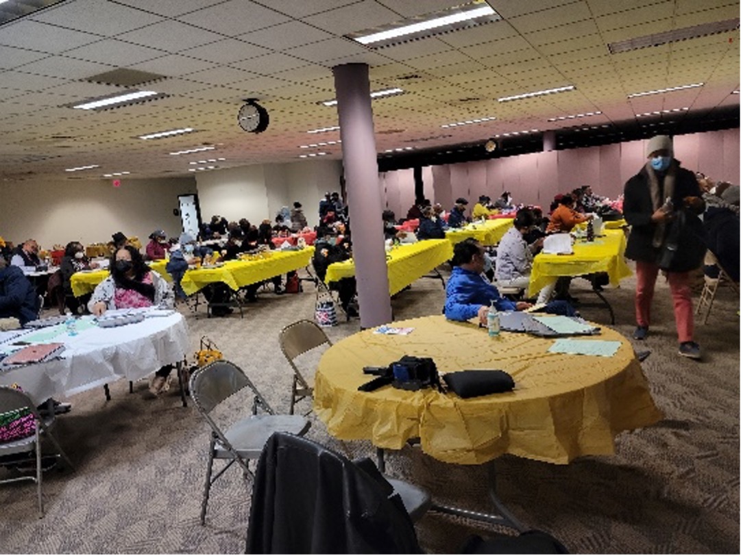 Participants at the ACS Pilot Warehouse Operations training Class at Mount Sinai Church, Hamden, CT