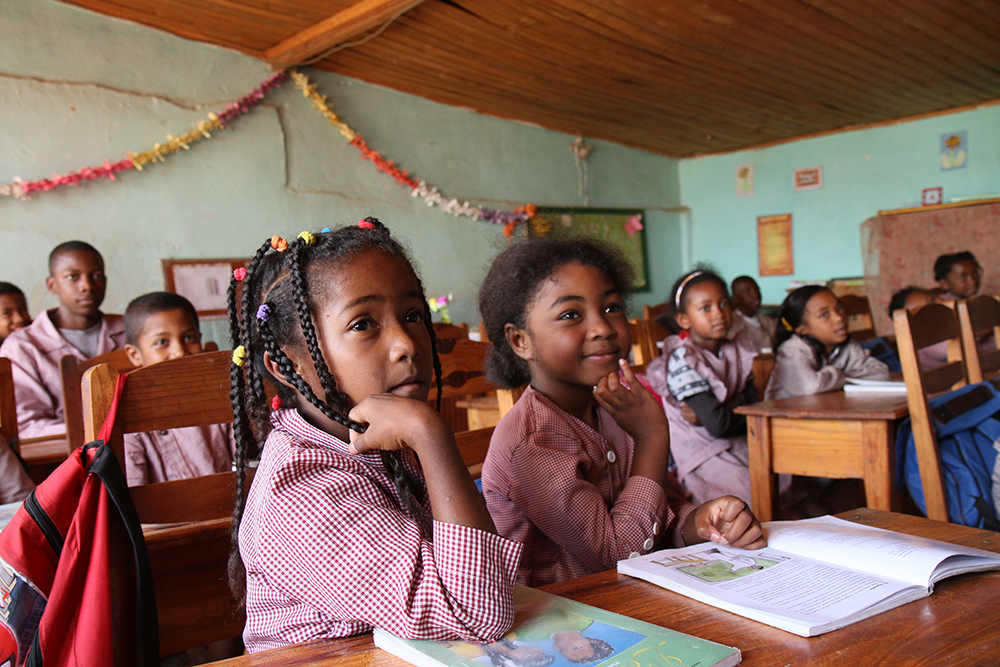 ADRA classroom in Africa 