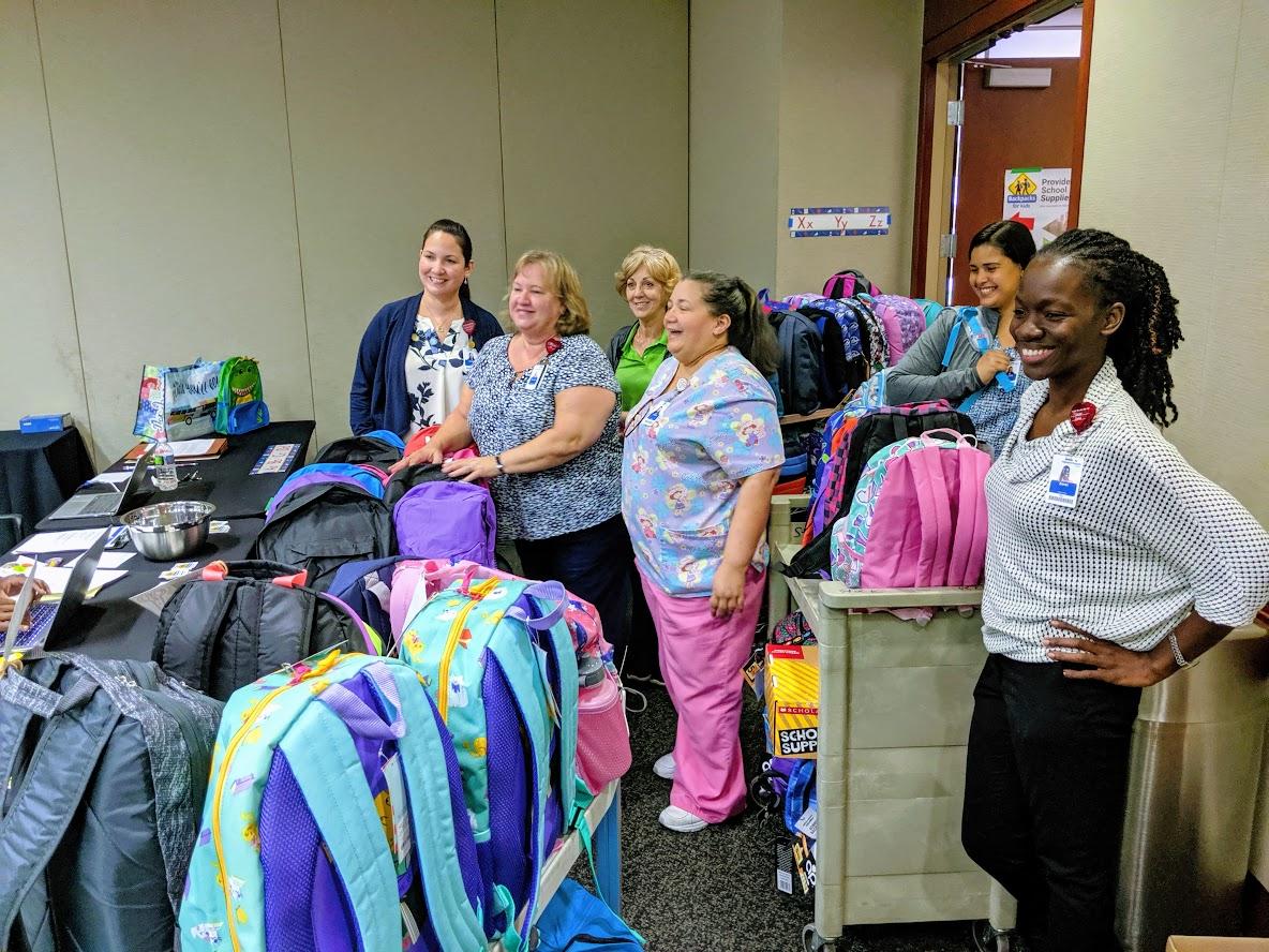 A signature event for AdventHealth’s Central Florida Division is the Backpack for Kids drive, which began in 1998. Though it experienced a COVID-19-related hiatus in 2020, the annual event results in the collection of an average 2,500 backpacks each year filled with school supplies.