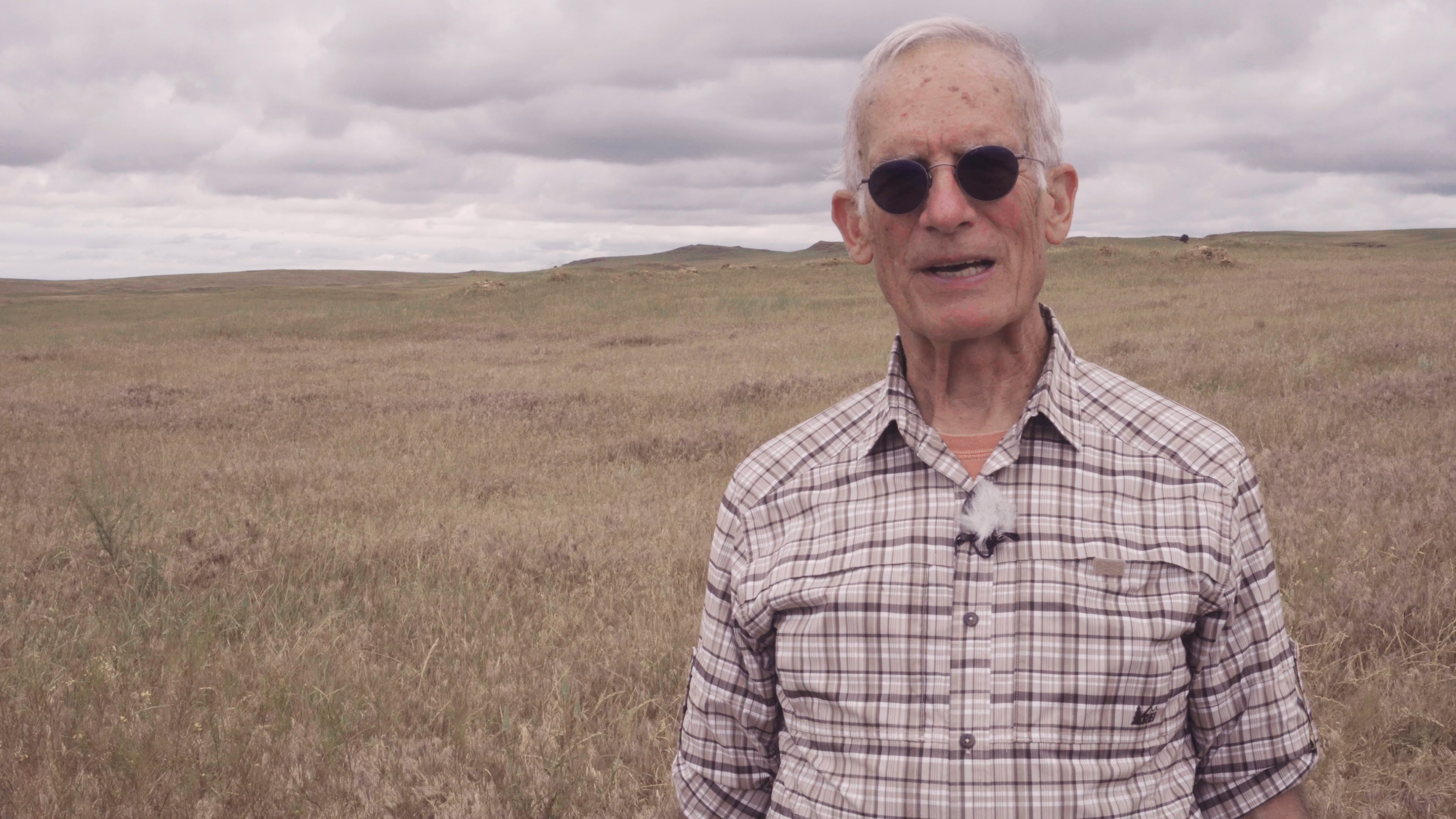 Man standing in a field