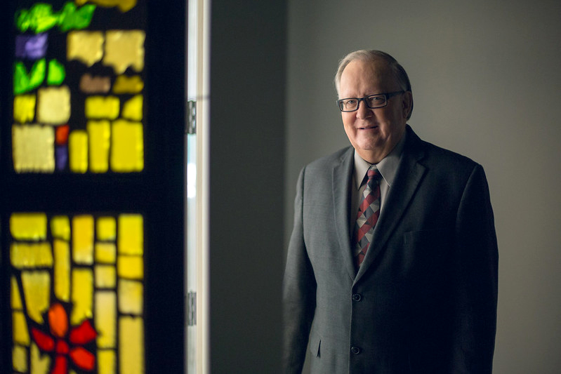 Daniel R. Jackson in the NAD headquarter's C. D. Brooks Chapel 