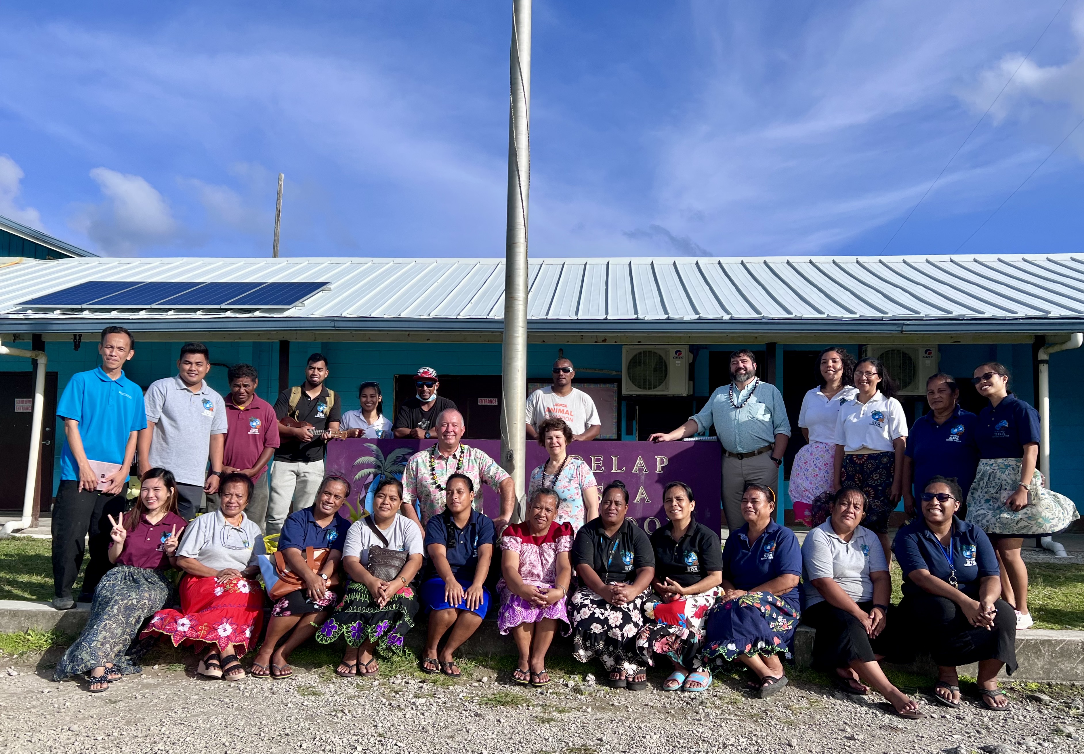 Delap staff and faculty on Majuro