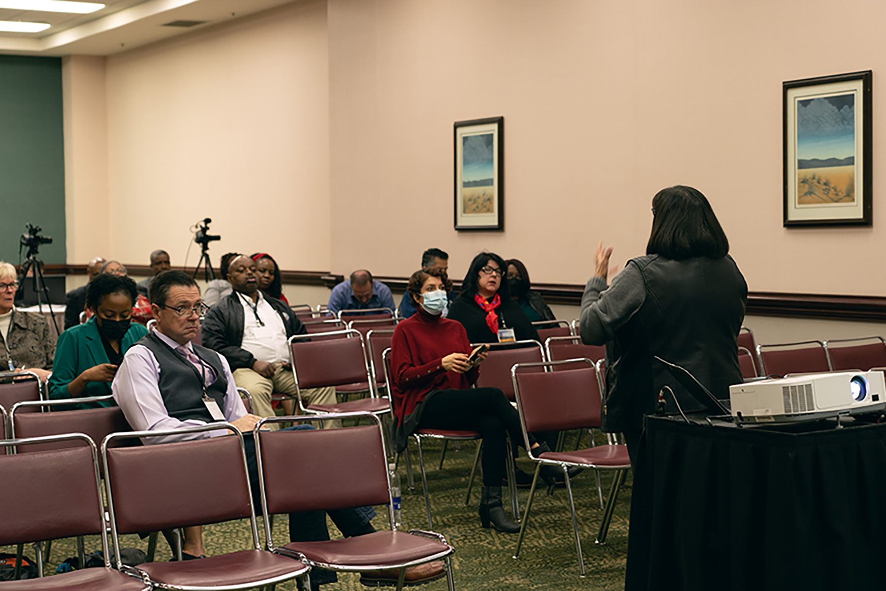Evelyn Sullivan, North American Division (NAD) Early Childhood Education director, facilitating a seminar at the NAD's Adventist Ministries Convention