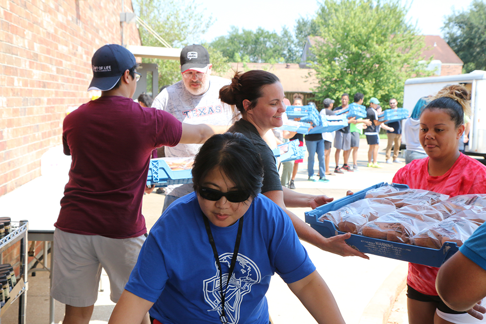 serving meals