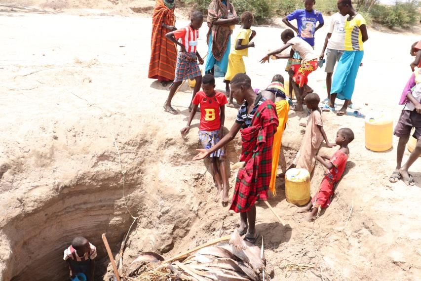 Water wells serve children and community members. Photo: © 2022 ADRA | Horn of Africa