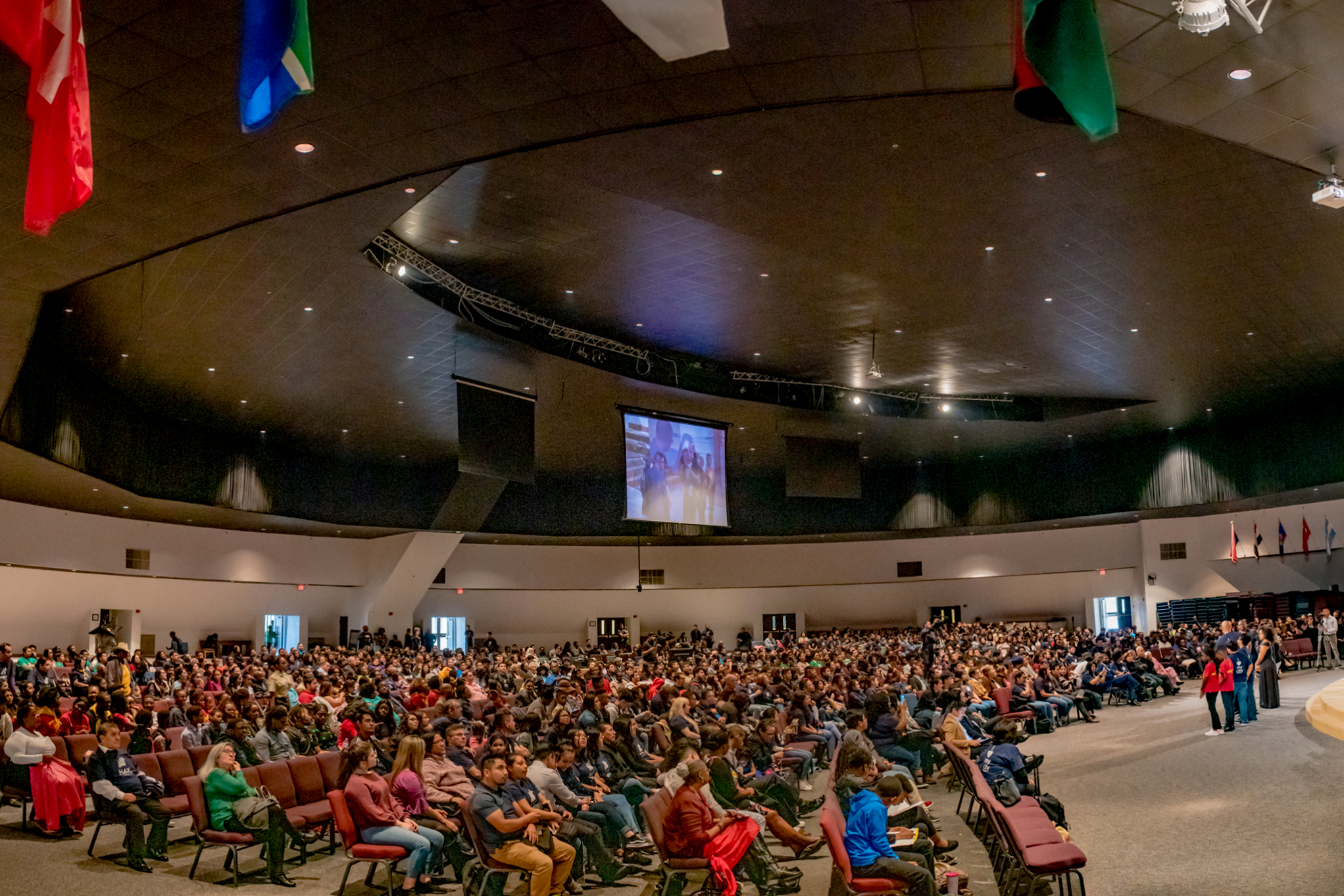 Youth rally at the World Harvest Outreach Seventh-day Adventist Church in Houston.