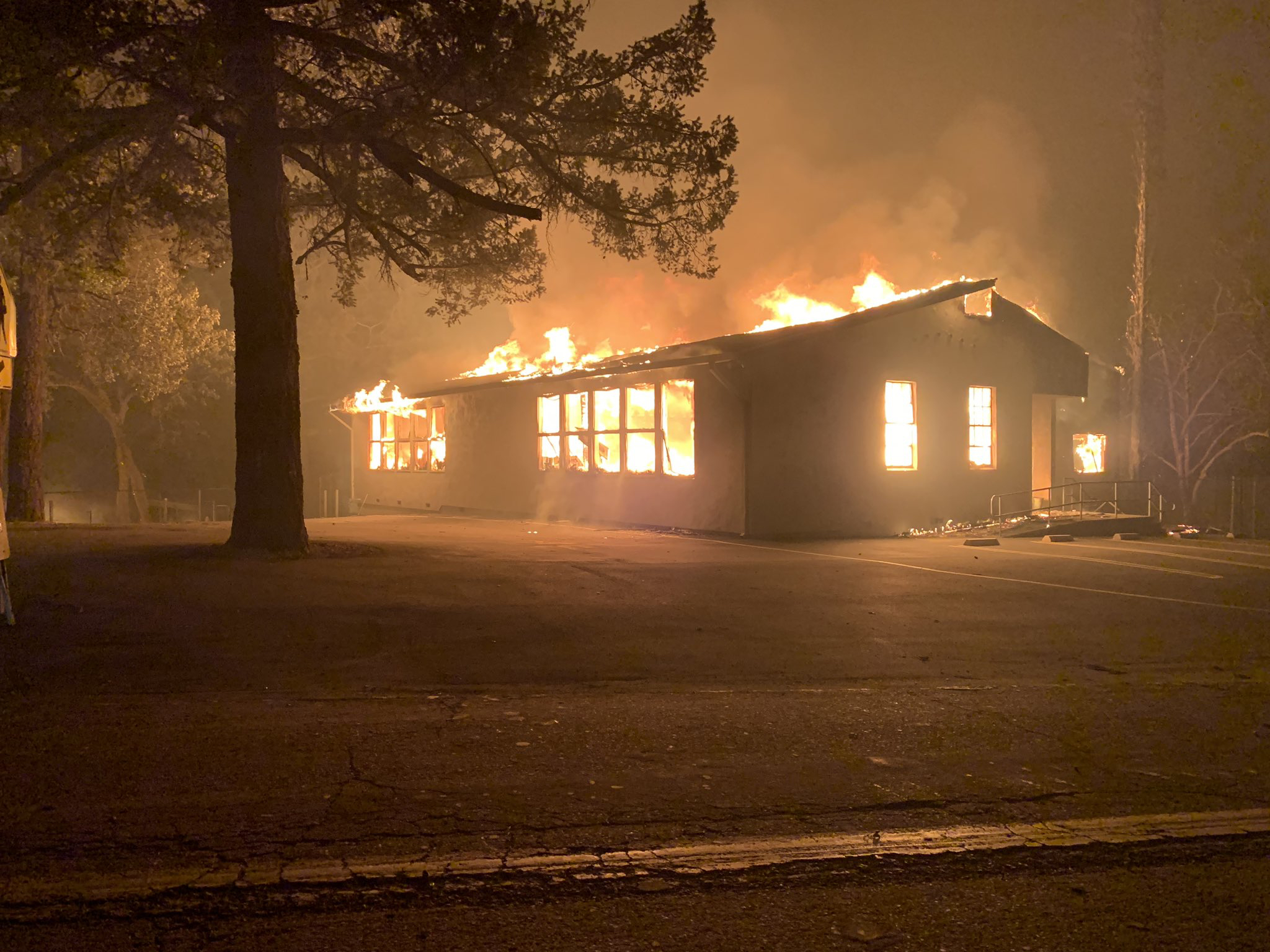In Deer Park, California, Foothills Adventist Elementary School’s original building, the Haven Adventist Church Community Service Center, and many surrounding homes and buildings have been destroyed by the Glass Fire.