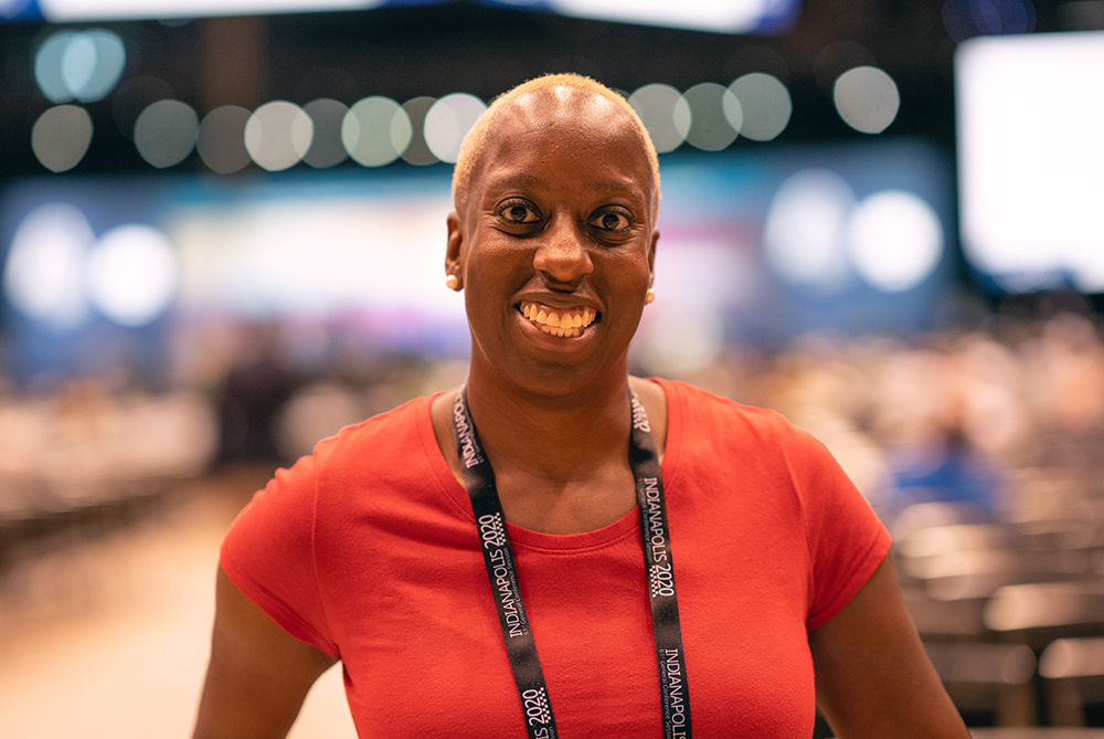 Jennifer Patterson, a 2022 GC Session delegate; photo by Pieter Damsteegt