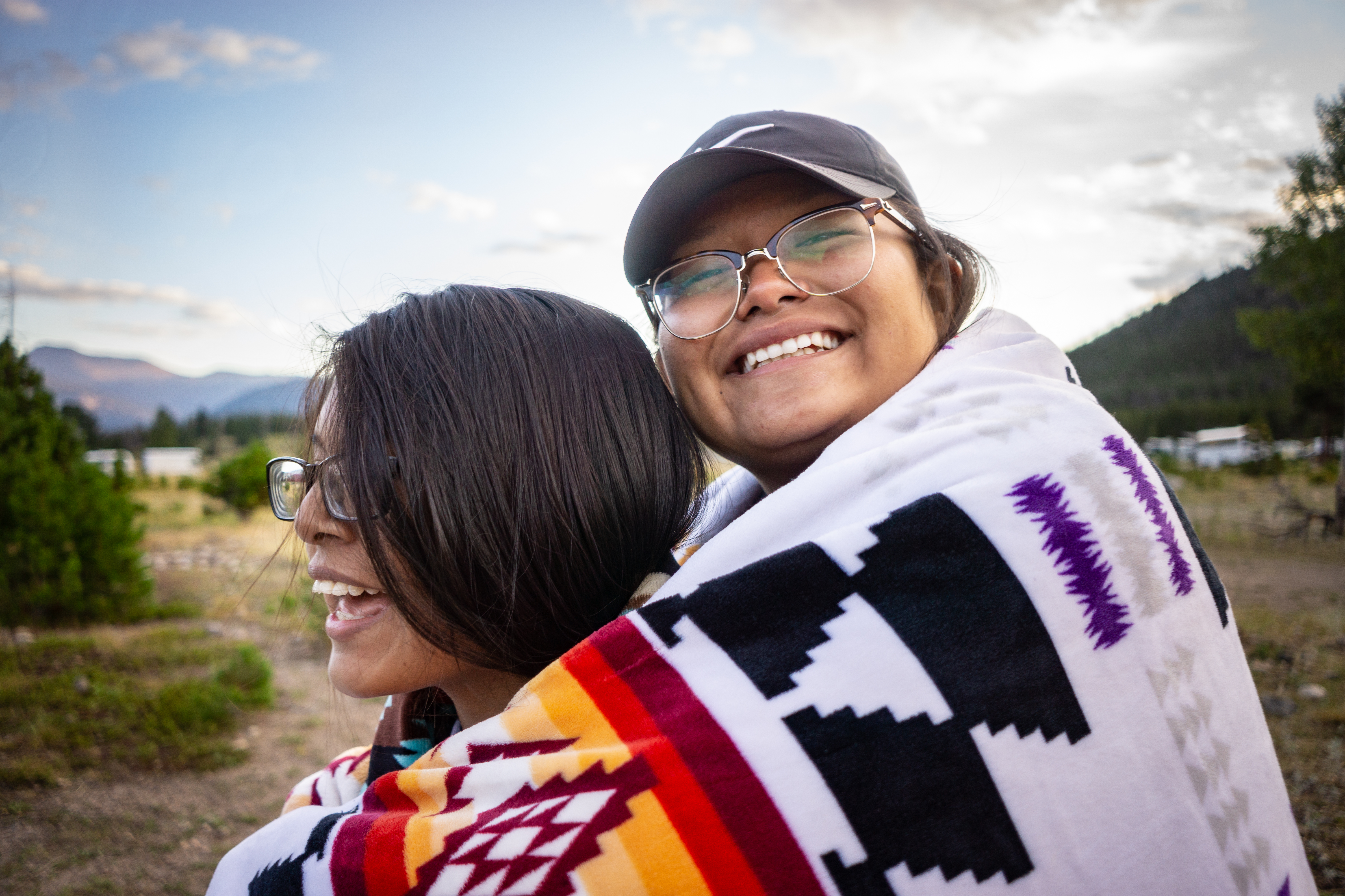 A student of Holbrook Indian School, a Seventh-day Adventist boarding school in Holbrook, Arizona that provides a safe haven for Navajo children, smiles during an activity from last school year. 