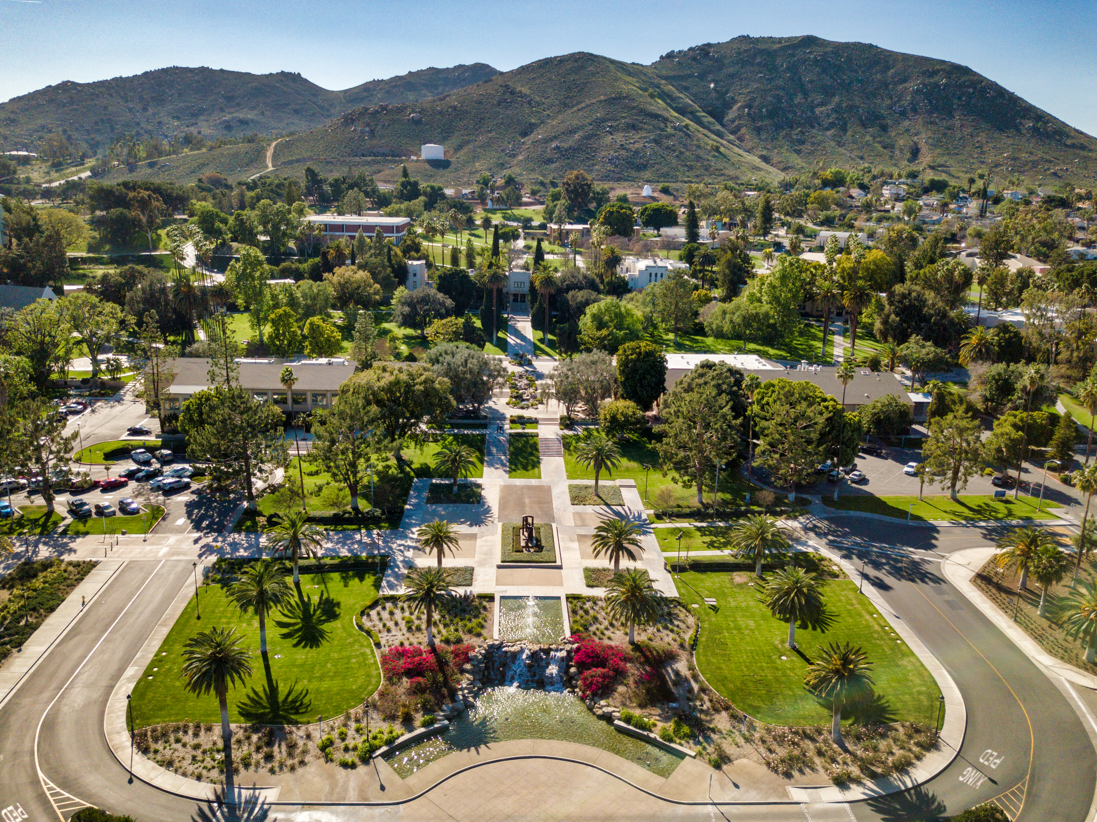 La Sierra University aerial view of campus