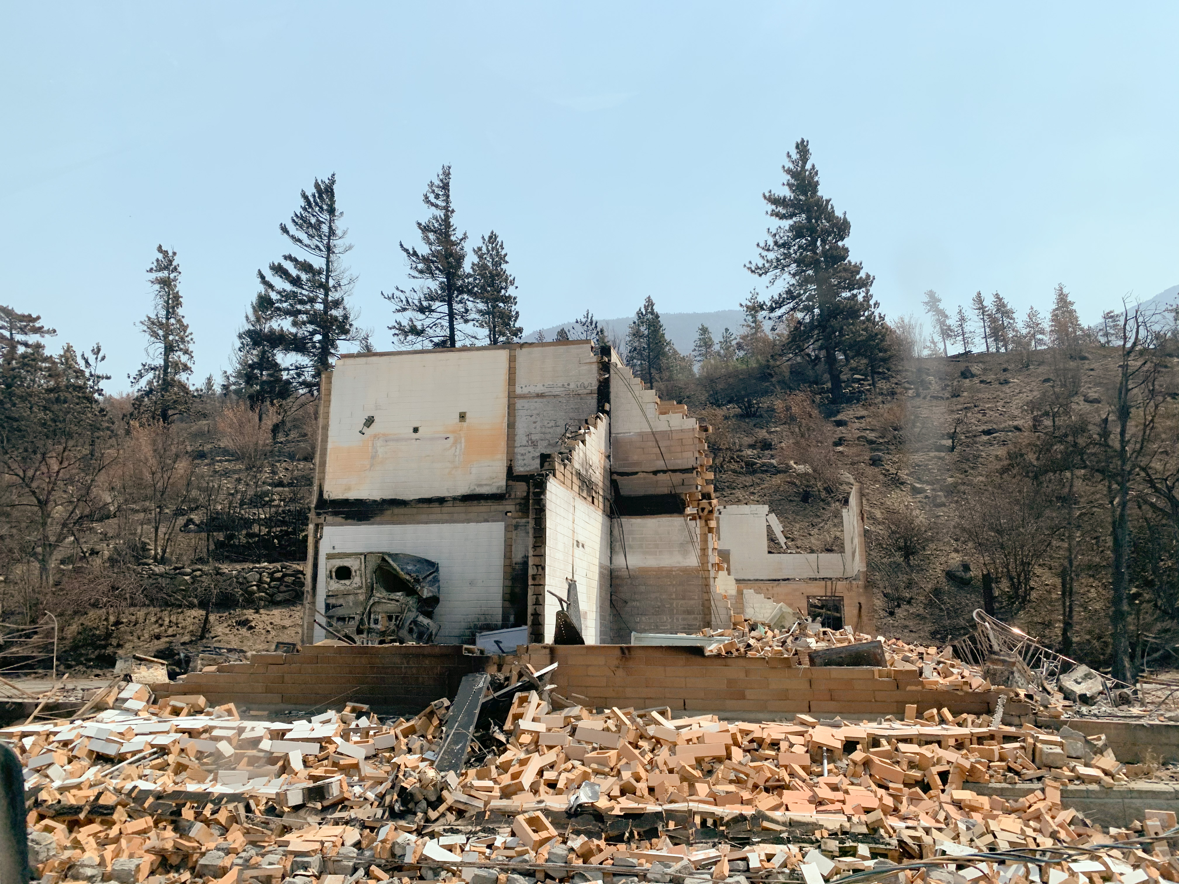Lytton Fire house destroyed