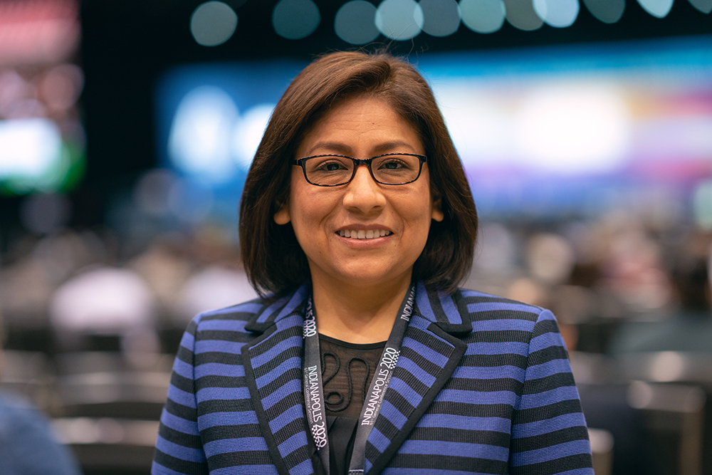 Mari Escudero, a 2022 GC Session delegate; photo by Pieter Damsteegt