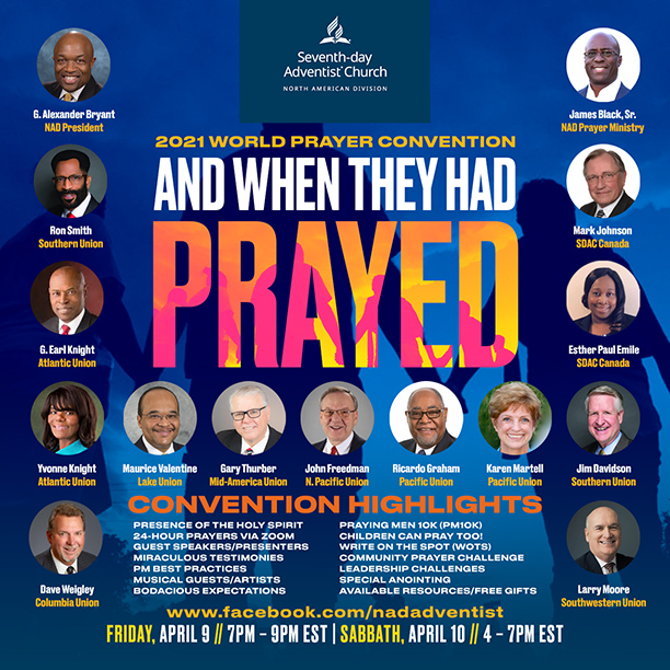 2021 NAD Prayer Convention flyer